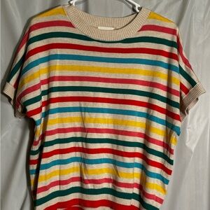 ANDREE BY UNIT Multicolor Striped Top
